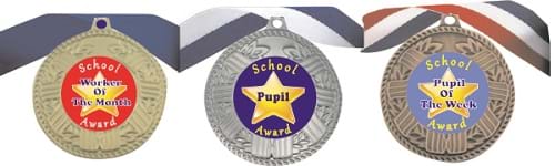 Star Pupil Medals Free Ribbons